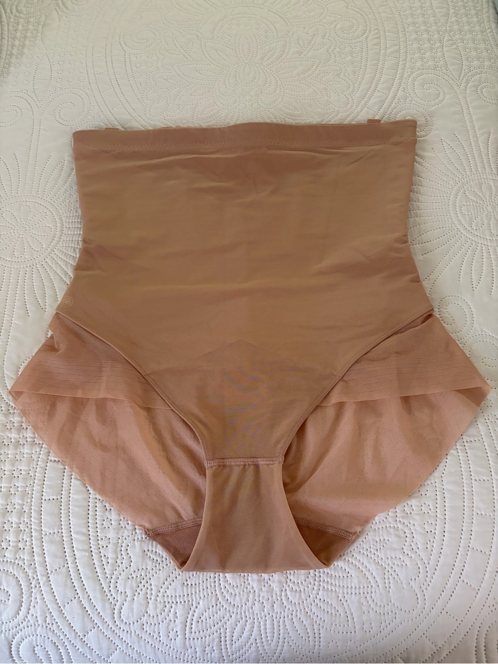 Honey Love High-Waist Super Power Brief - Size 1X - Nude